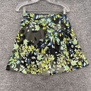 REI Skirt Womens XS Black Floral Pull On Performance Flowy Pocket Tenniscore